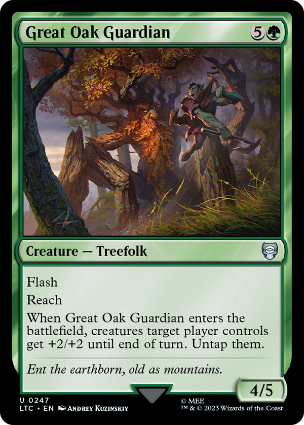 Great Oak Guardian (LTC-247) - Tales of Middle-earth Commander [Uncommon]
