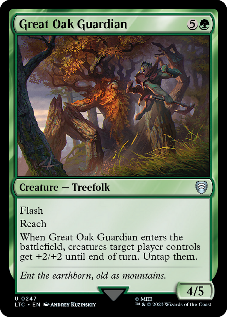 Great Oak Guardian (LTC-247) - Tales of Middle-earth Commander [Uncommon]