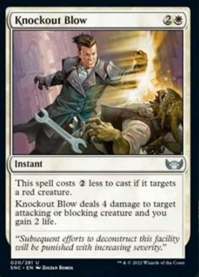 Knockout Blow (SNC-020) - Streets of New Capenna [Uncommon]