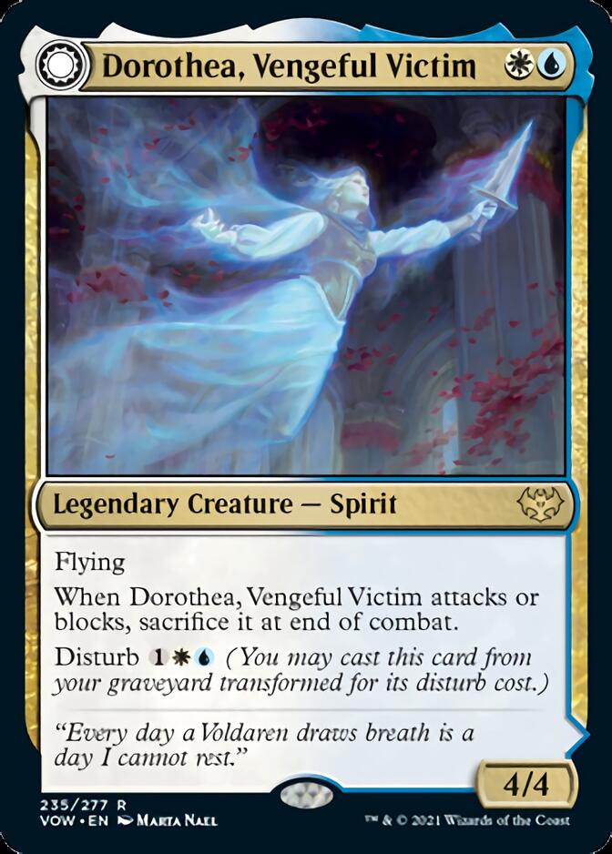 Dorothea, Vengeful Victim // Dorothea's Retribution (VOW-235) - Innistrad: Crimson Vow: (Double Faced Transform) [Rare]