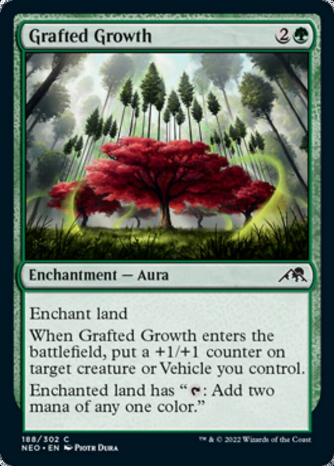 Grafted Growth (NEO-188) - Kamigawa: Neon Dynasty [Common]
