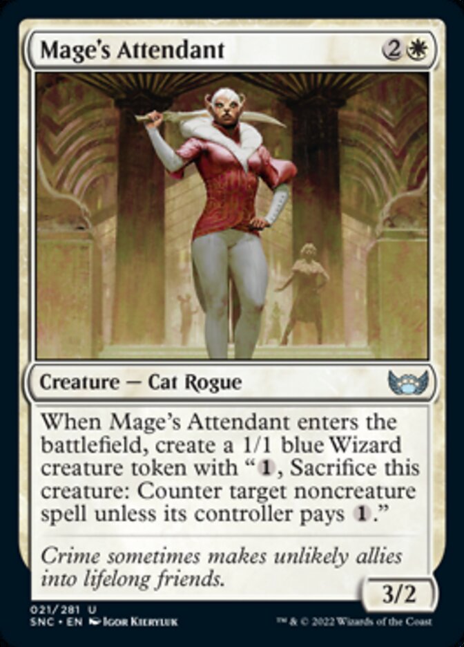 Mage's Attendant (SNC-021) - Streets of New Capenna [Uncommon]