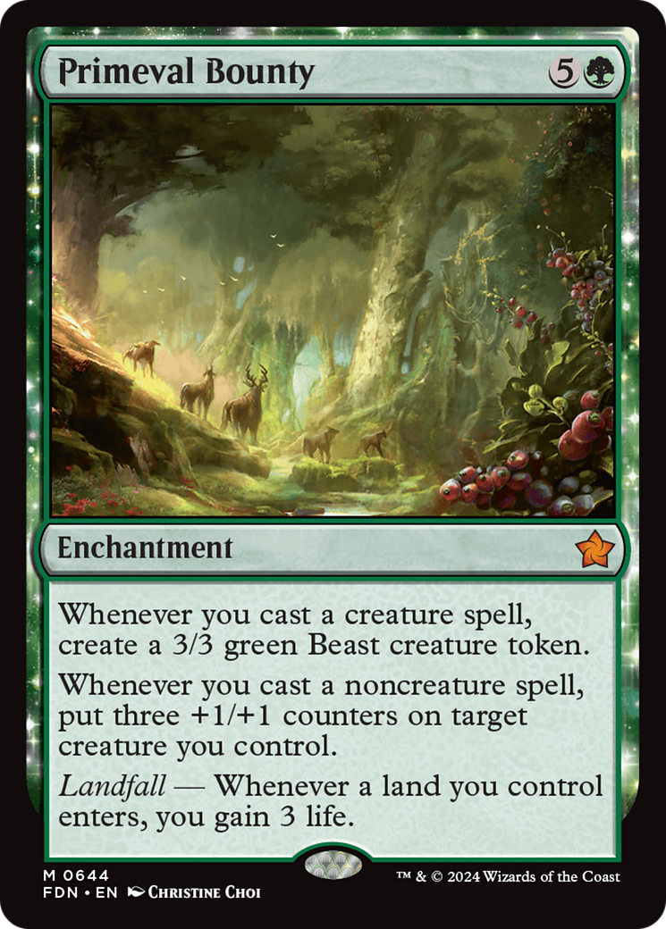 Primeval Bounty (FDN-644) - Foundations [Mythic]