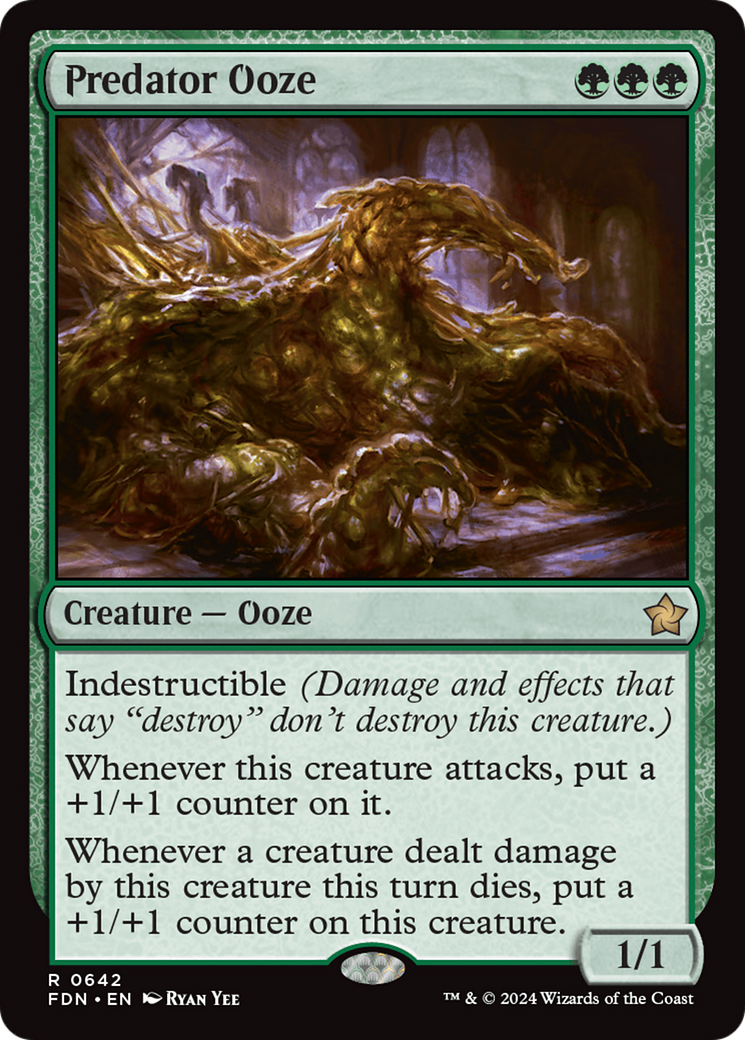 Predator Ooze (FDN-642) - Foundations [Rare]