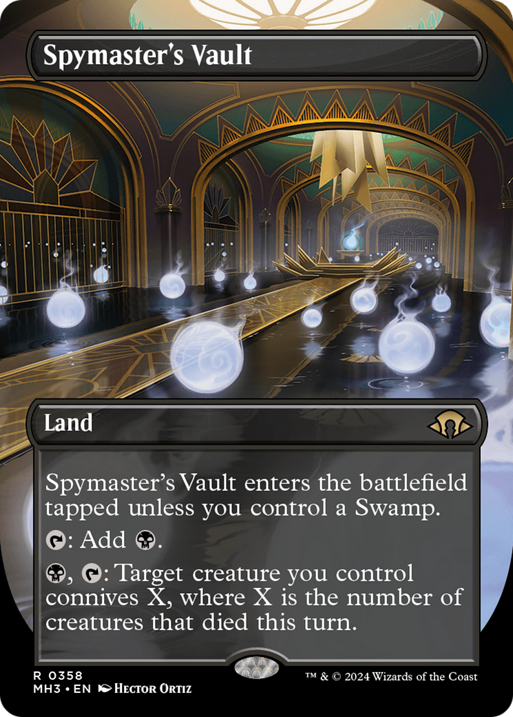 Spymaster's Vault (MH3-358) - Modern Horizons 3 (Borderless) Foil [Rare]