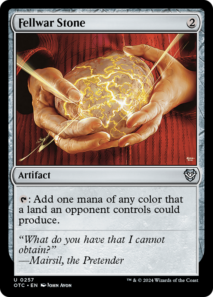 Fellwar Stone (OTC-257) - Outlaws of Thunder Junction Commander [Uncommon]