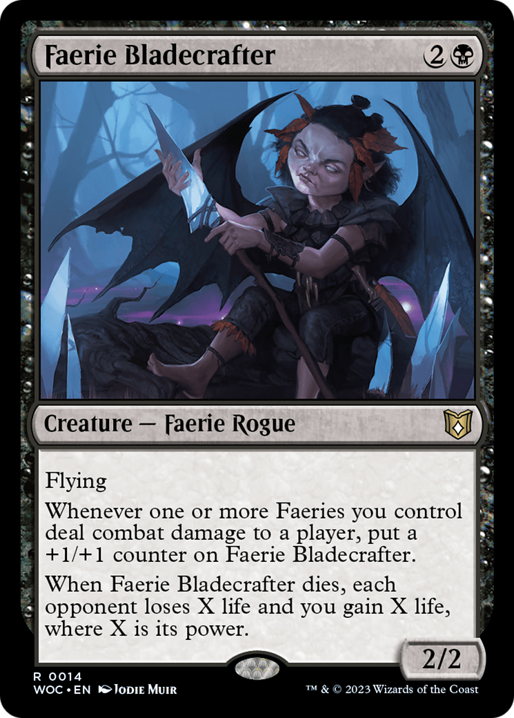 Faerie Bladecrafter (WOC-014) - Wilds of Eldraine Commander [Rare]