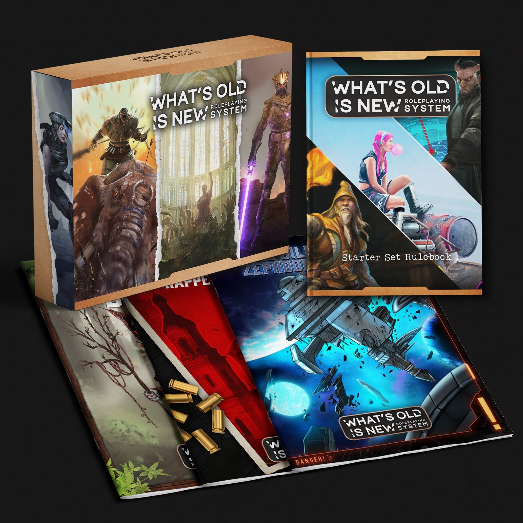 WOIN Starter Box Set (What's OLD is NEW Roleplaying System)