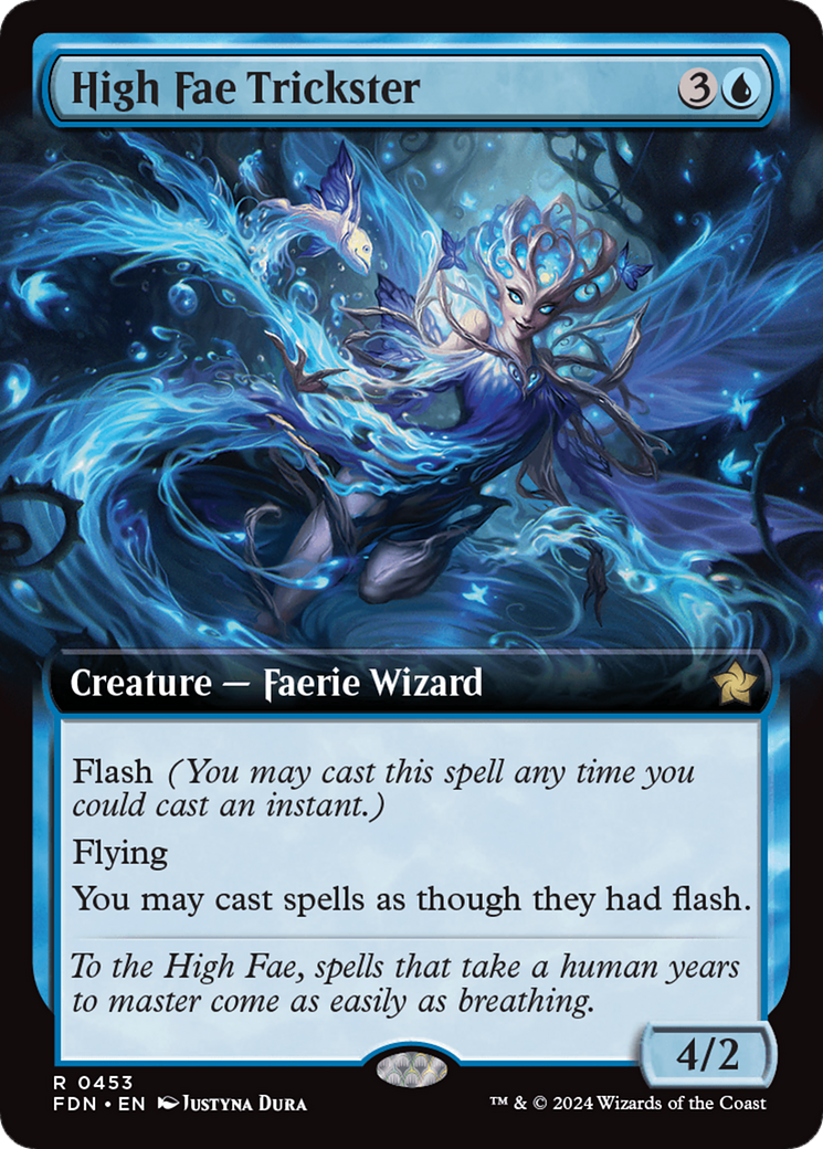 High Fae Trickster (FDN-453) - Foundations: (Extended Art) Foil [Rare]