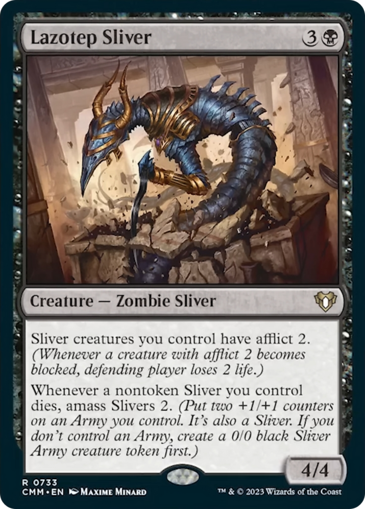 Lazotep Sliver (CMM-733) - Commander Masters [Rare]