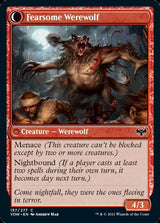 Fearful Villager // Fearsome Werewolf (VOW-157) - Innistrad: Crimson Vow: (Double Faced Transform) [Common]