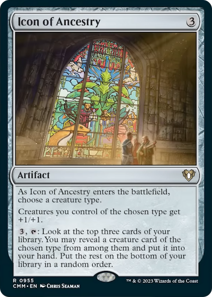 Icon of Ancestry (CMM-955) - Commander Masters [Rare]