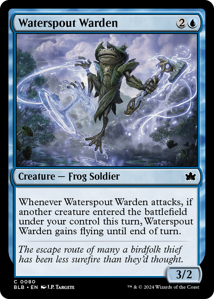 Waterspout Warden (BLB-080) - Bloomburrow [Common]