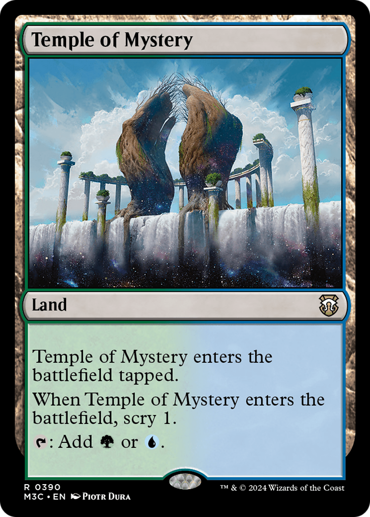 Temple of Mystery (M3C-390) - Modern Horizons 3 Commander [Rare]