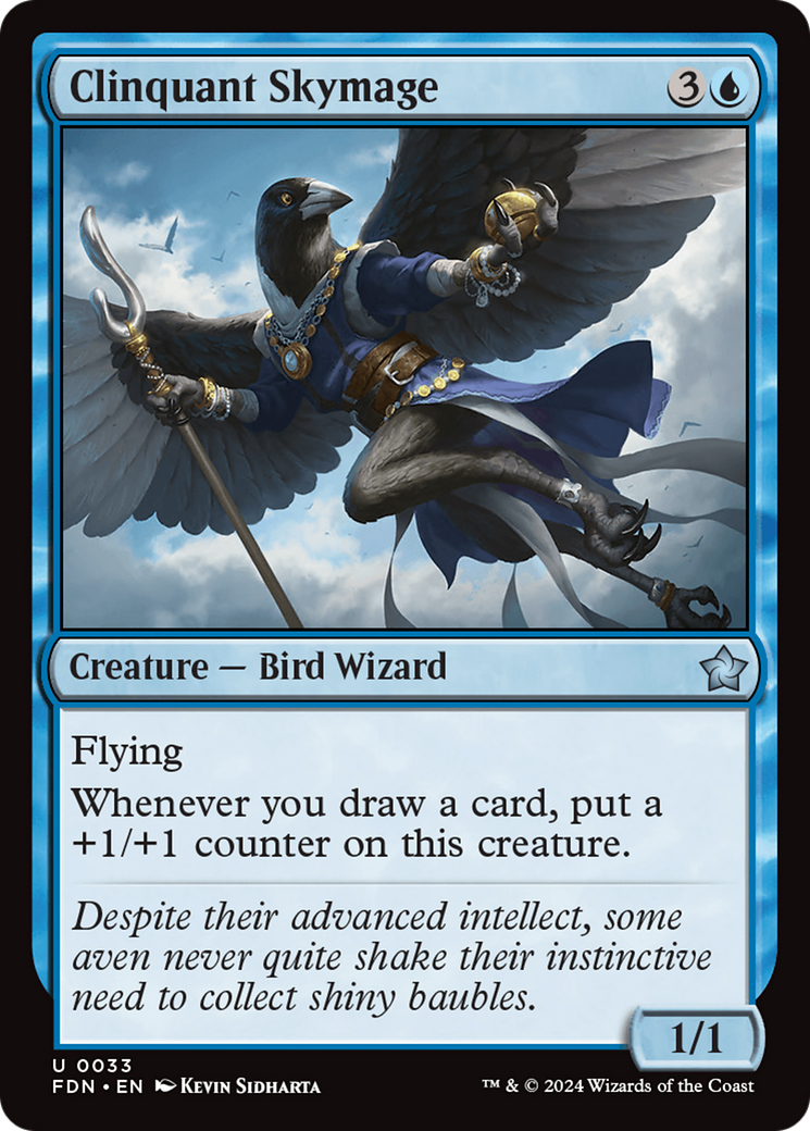 Clinquant Skymage (FDN-033) - Foundations Foil [Uncommon]