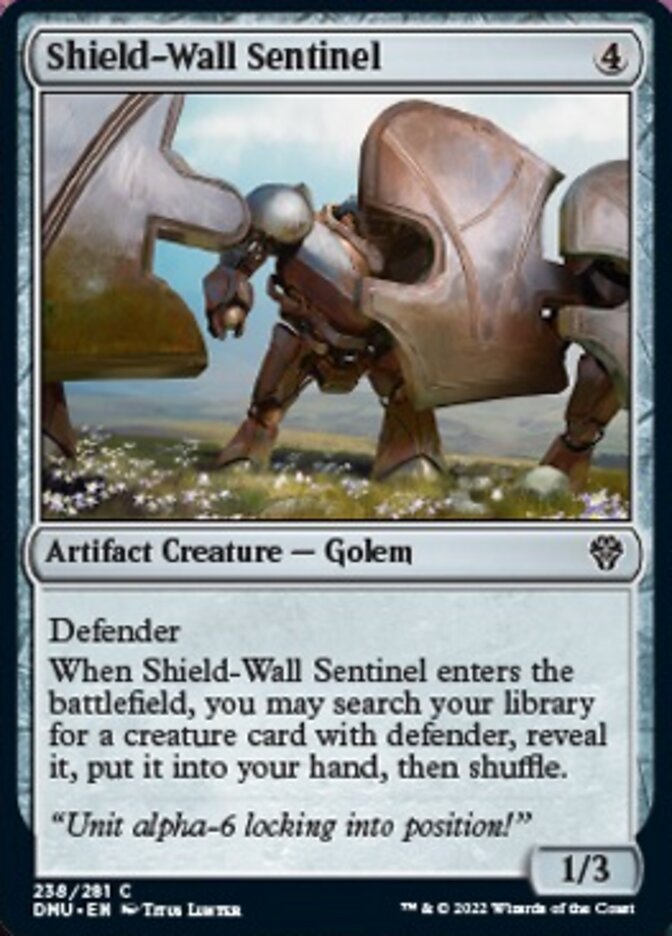 Shield-Wall Sentinel (DMU-238) - Dominaria United [Common]