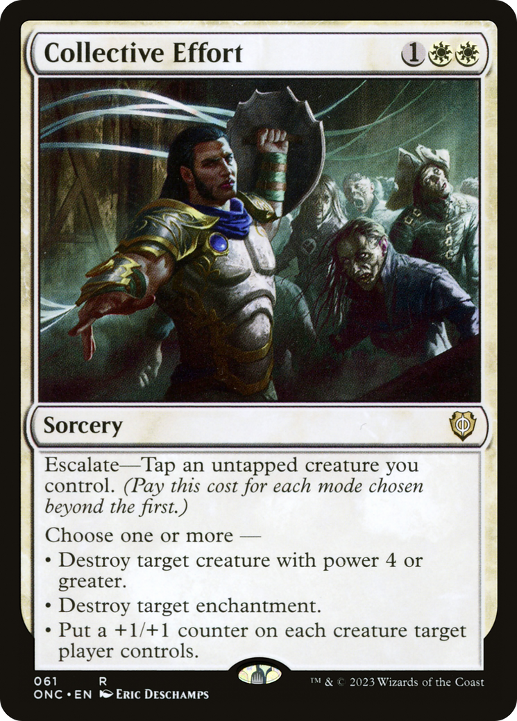 Collective Effort (ONC-061) - Phyrexia: All Will Be One Commander [Rare]
