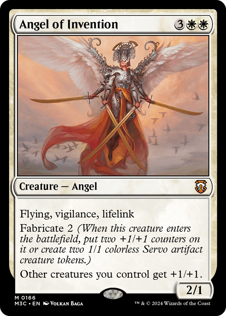 Angel of Invention (M3C-166) - Modern Horizons 3 Commander Foil [Mythic]