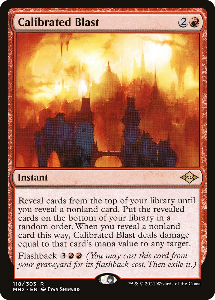Calibrated Blast (MH2-118) - Modern Horizons 2 [Rare]