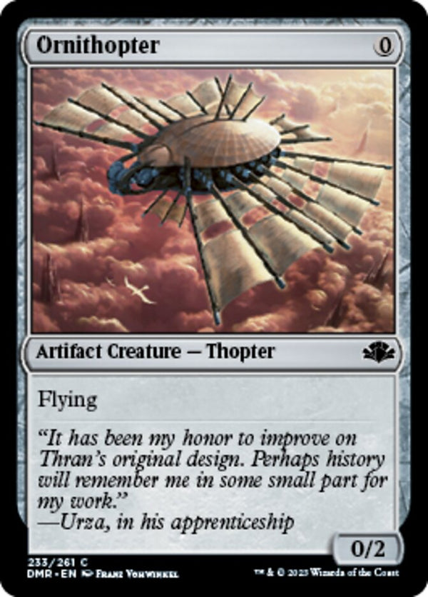 Ornithopter (DMR-233) - Dominaria Remastered [Common]
