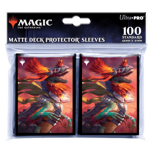 Ultra Pro - PRO-Matte 100ct Standard Deck Protector® sleeves for Magic: The Gathering - The Lost Caverns of Ixalan: Pantlaza, Sun-Favored