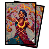 Ultra Pro - PRO-Matte 100ct Standard Deck Protector® sleeves for Magic: The Gathering - The Lost Caverns of Ixalan: Saheeli, the Sun’s Brilliance
