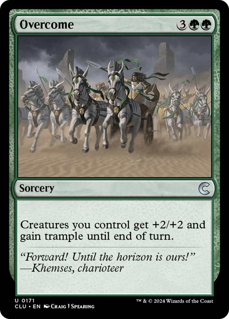 Overcome (CLU-171) - Ravnica: Clue Edition [Uncommon]