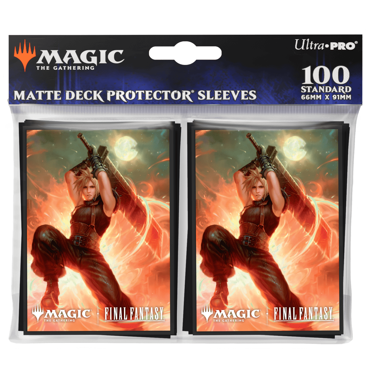 Ulta Pro - Matte Deck Protector® Sleeves Magic: The Gathering - Final Fantasy: Cloud, Ex-SOLDIER (Commander) (100ct)