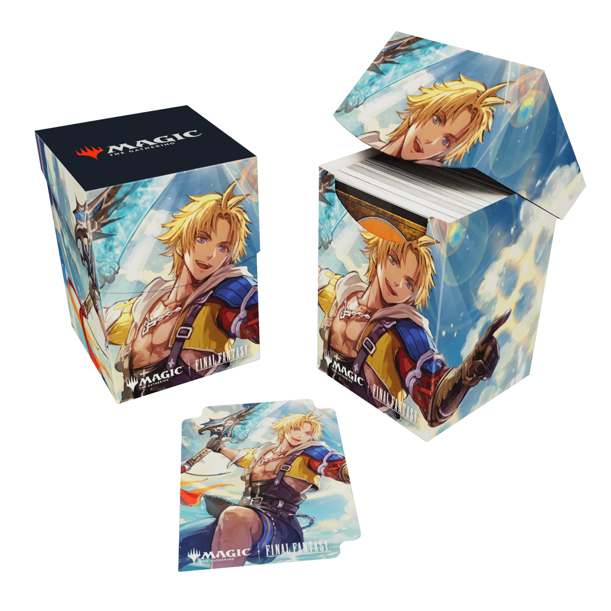 Ulta Pro - Magic: The Gathering - Final Fantasy: Tidus, Yuna's Guardian (Commander) 100+ Deck Box