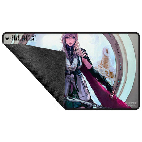 Ultra-Pro - Magic: The Gathering: Final Fantasy - Lightning, Army of One Black Stitched Playmat