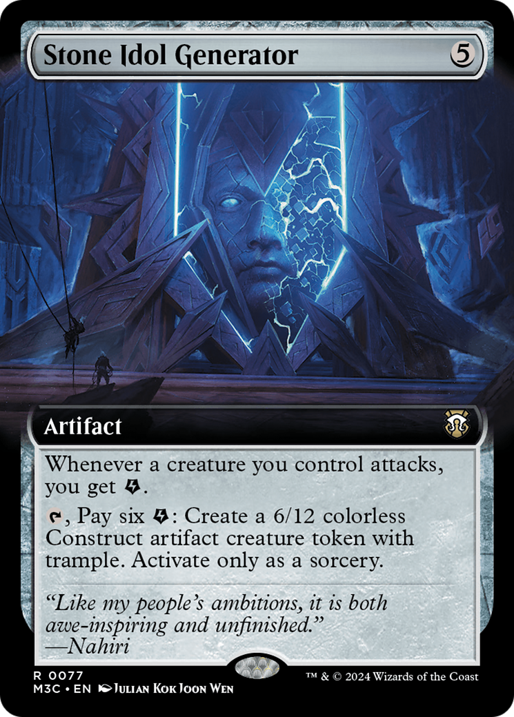 Stone Idol Generator (M3C-077) - Modern Horizons 3 Commander: (Extended Art) Foil [Rare]