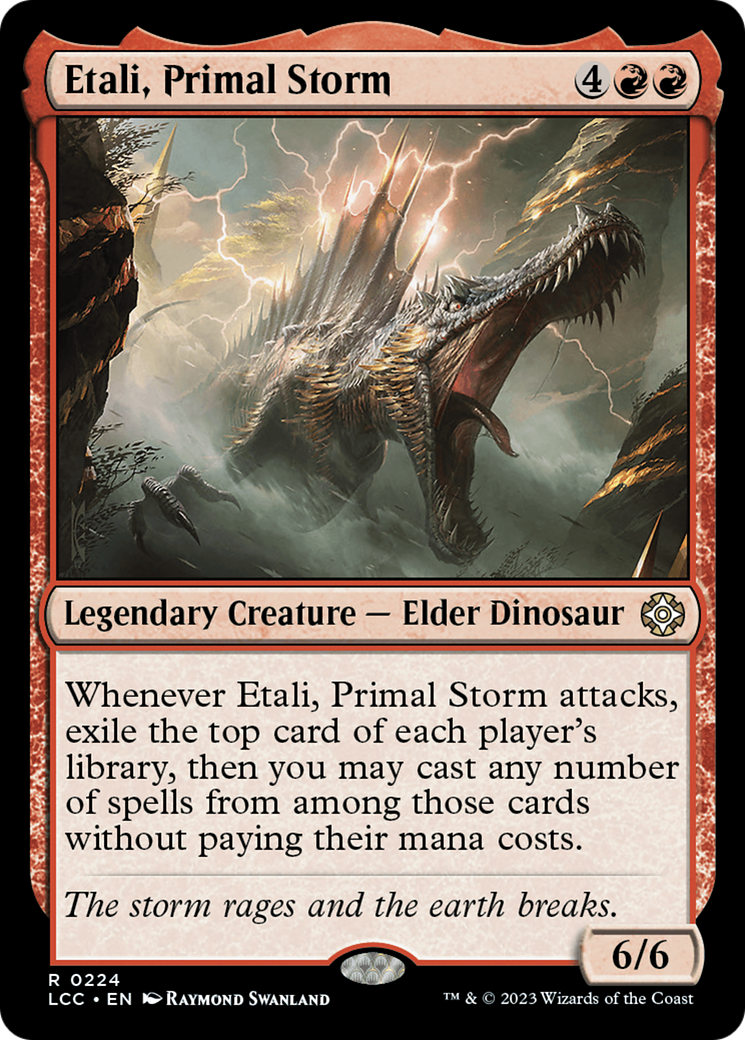 Etali, Primal Storm (LCC-224) - The Lost Caverns of Ixalan Commander [Rare]