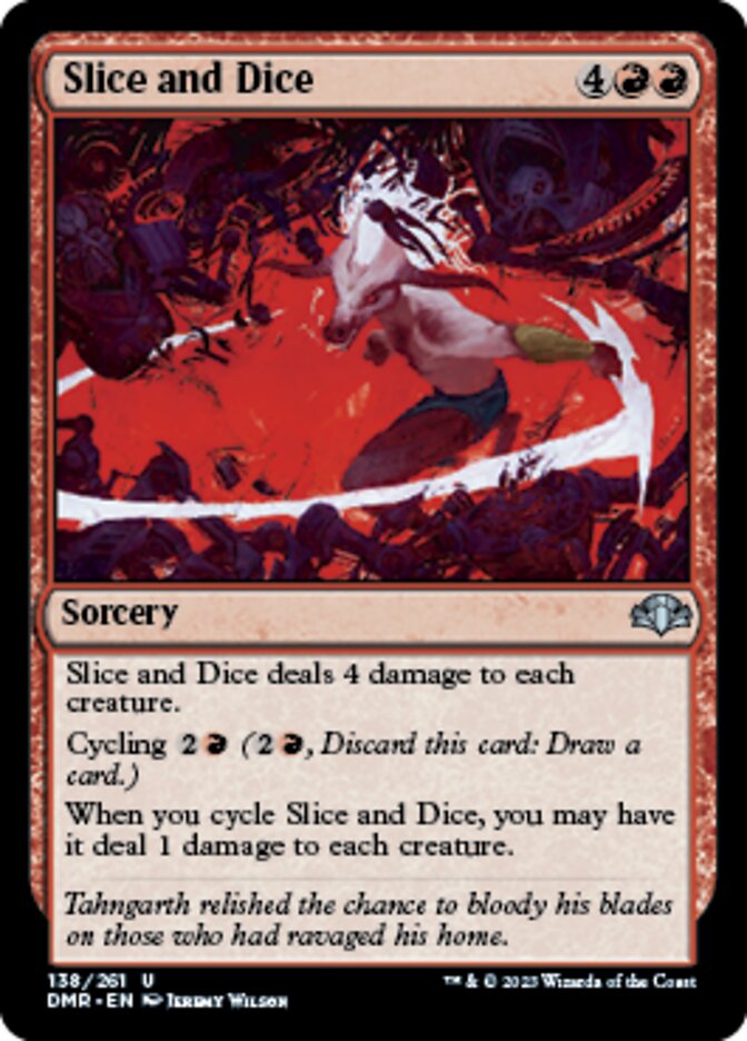 Slice and Dice (DMR-138) - Dominaria Remastered [Uncommon]