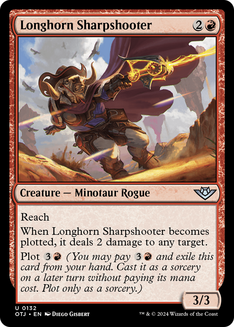 Longhorn Sharpshooter (OTJ-132) - Outlaws of Thunder Junction [Uncommon]