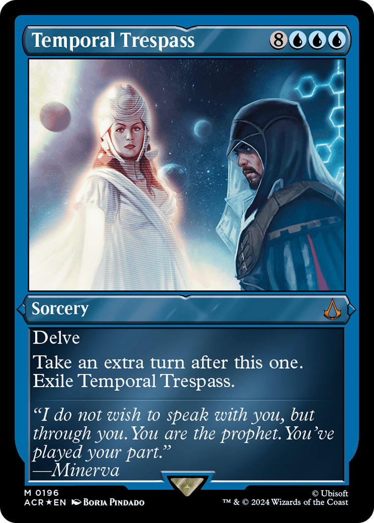 Temporal Trespass (ACR-196) - Assassin's Creed Etched Foil [Mythic]