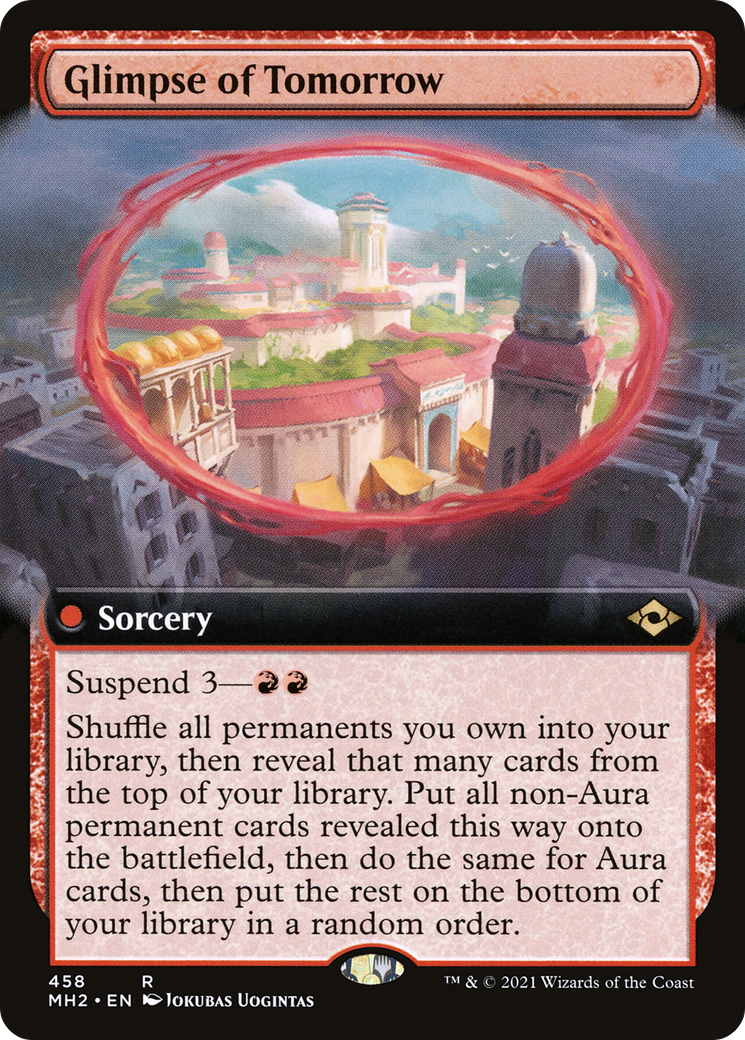 Glimpse of Tomorrow (MH2-458) - Modern Horizons 2: (Extended Art) [Rare]