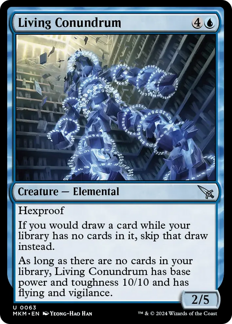 Living Conundrum (MKM-063) - Murders at Karlov Manor [Uncommon]