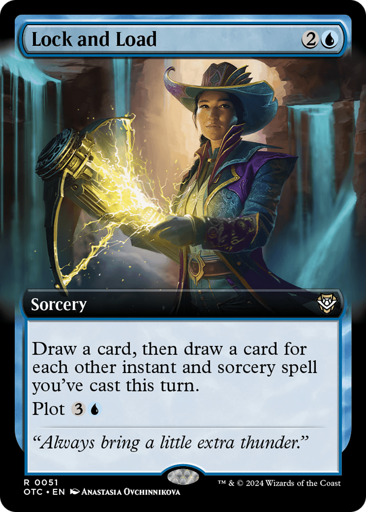 Lock and Load (OTC-051) - Outlaws of Thunder Junction Commander: (Extended Art) [Rare]