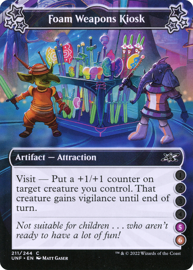 Foam Weapons Kiosk (UNF-211D) - Unfinity Foil [Common]