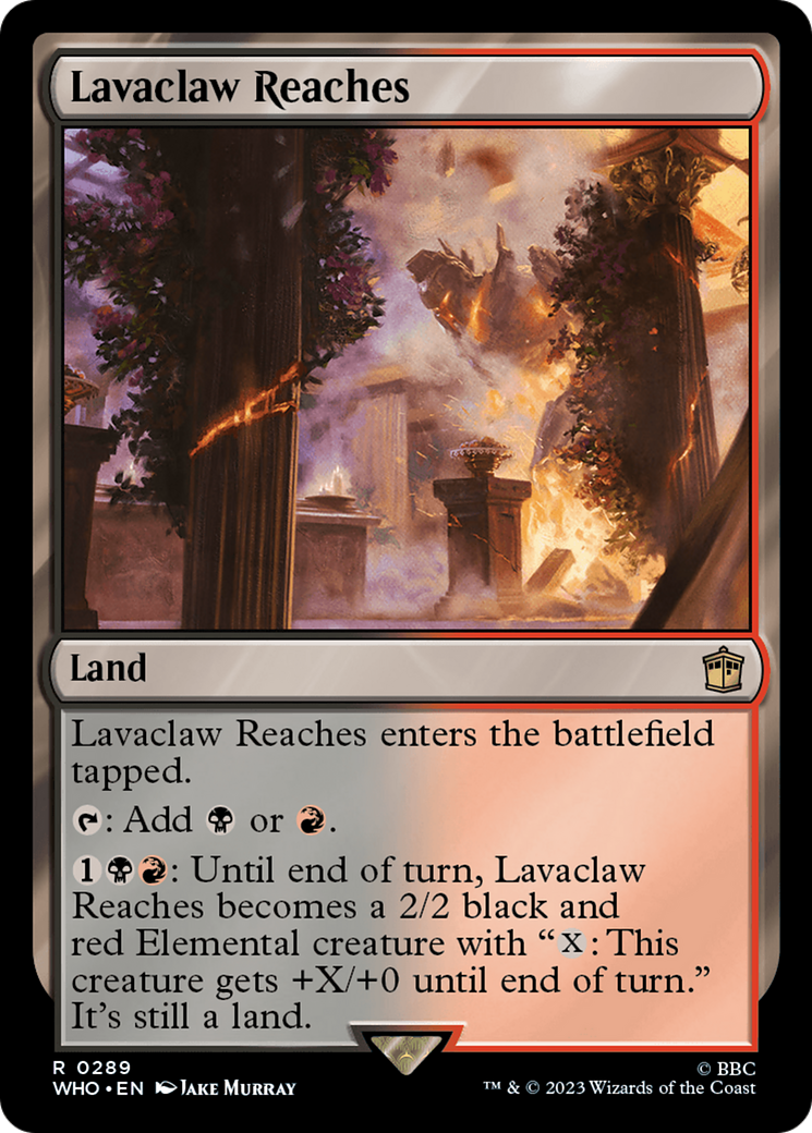 Lavaclaw Reaches (WHO-289) - Doctor Who [Rare]