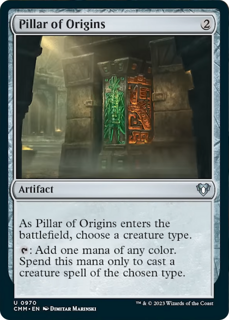 Pillar of Origins (CMM-970) - Commander Masters [Uncommon]