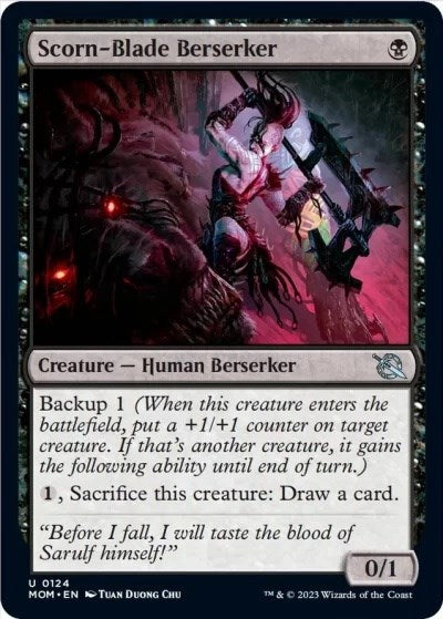 Scorn-Blade Berserker (MOM-124) - March of the Machine [Uncommon]