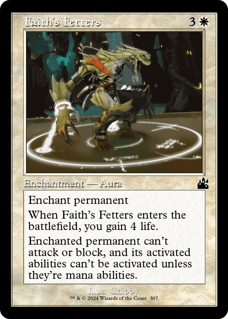 Faith's Fetters (RVR-307) - Ravnica Remastered [Common]