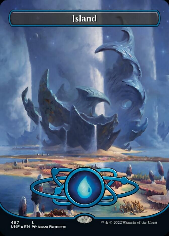 Island (UNF-487) - Unfinity Galaxy Foil [Common]