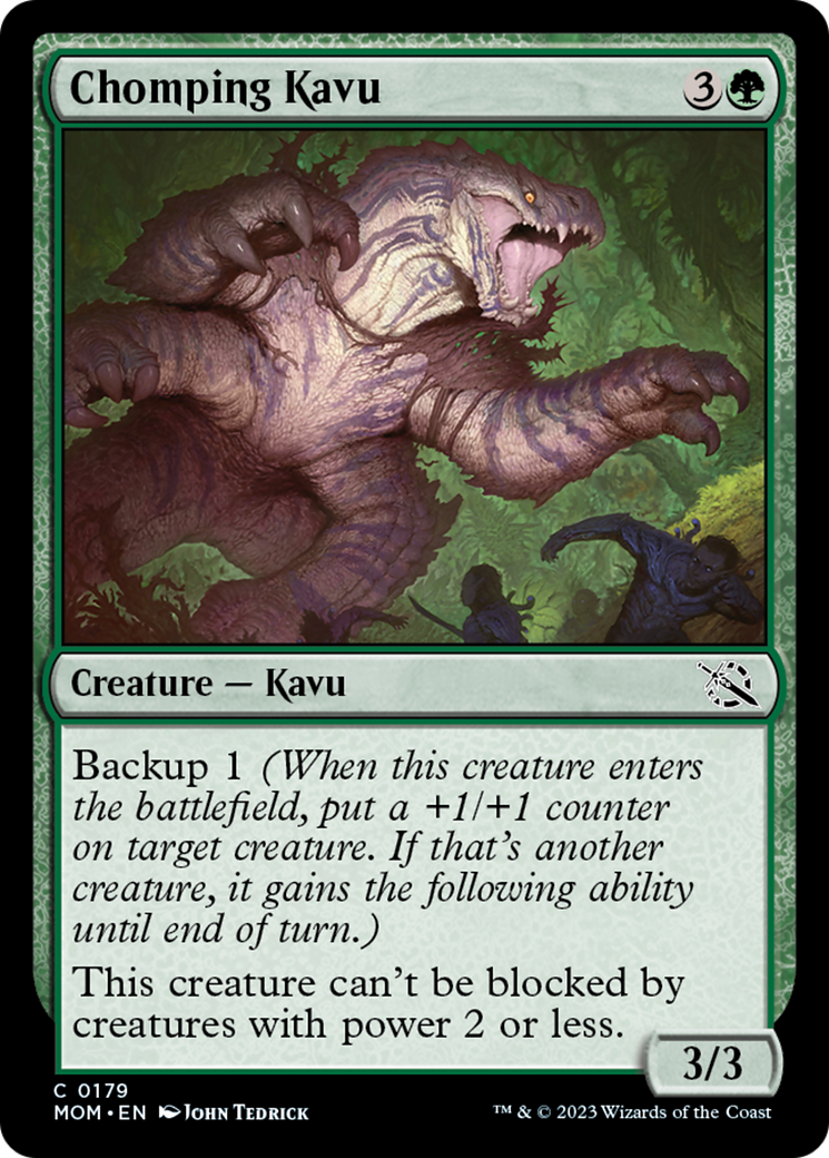 Chomping Kavu (MOM-179) - March of the Machine [Common]