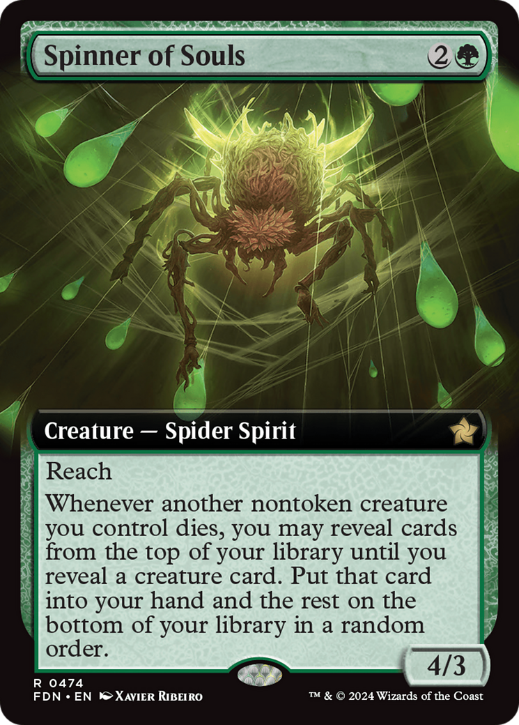 Spinner of Souls (FDN-474) - Foundations: (Extended Art) [Rare]
