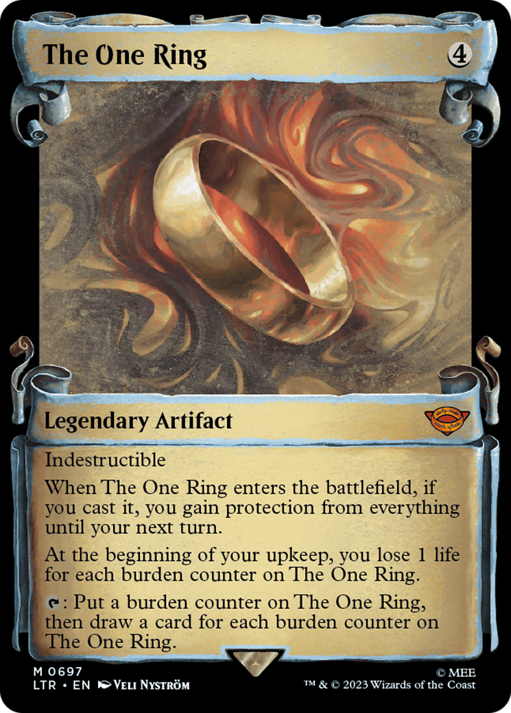 The One Ring (LTR-697) - The Lord of the Rings: Tales of Middle-earth: (Showcase) Scroll [Mythic]
