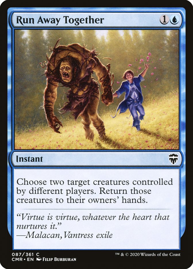 Run Away Together (CMR-087) - Commander Legends [Common]