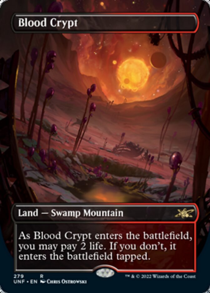 Blood Crypt (UNF-279) - Unfinity (Borderless) [Rare]