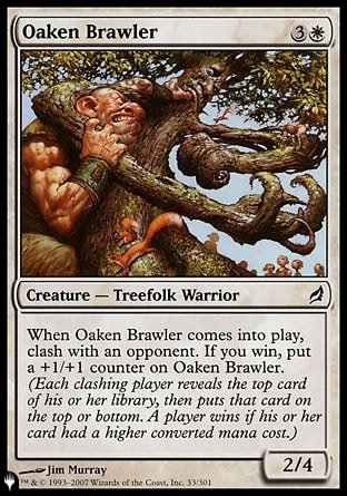 Oaken Brawler (PLST-LRW-33) - The List [Common]